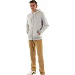 Tommy Jeans Erkek kapüşonlu sweatshirt, fermuarlı, bayrak, fermuarlı, Thru kapüşonlu