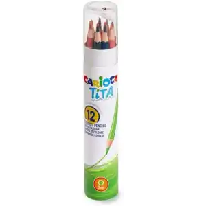 Carioca Tita Kuru Boya Kalemi 12Li (Tüpte)