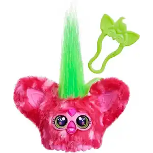 Furby Furblets Ber-Ree Mini Pelüş, Çilek Teması, Kırmızı, Müzik ve Sesler, 6 Yaş ve Üzeri için Oyuncak Yiyecekler