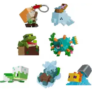 Çocuklar, koleksiyoncular ve hayranlar için Minecraft Mini Figürler Çoklu Paket ve koleksiyona uygun 4 cmlik 7 mini figür seti, JJV92