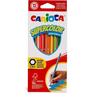 Carioca Supercolor Kuru Boya Kalemi 12Li