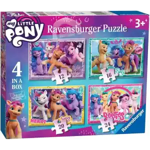 Ravensburger, 4 Puzzle Tek Kutuda My Little Pony, Çocuk Puzzle