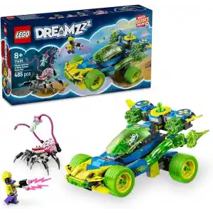 LEGO DREAMZzz Mateo ve Z-Blob Aksiyon Yarış Arabası 71491-8 Yaş ve Üzeri Kız ve Erkek Çocukları için Yaratıcı Oyuncak Araç Yapım Seti, Doğum Günü Hediyesi (485 Parça)