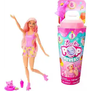Barbie Pop Reveal Bebek Meyve Serisi Çilekli Limonatalı, 3 Yaş Ve Üzeri