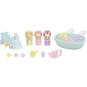 Sylvanian Families Epoch ESF5707 Üçüzler Banyo Seti Oyuncak