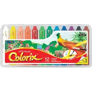 Colorix, Amos Crx5Pc12 Colorix Üçü Bir Arada 12li Pp Kutu, Çok Renkli
