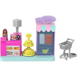 Mini BarbieLand Bebek ve Oyun Seti JCR29 - Süpermarket Jcr33