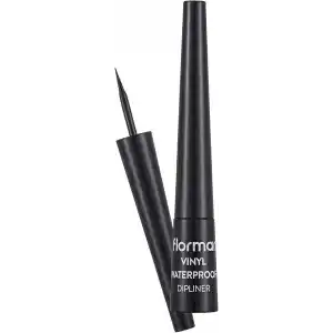 Flormar Suya Dayanıklı Parlak Dipliner (SİYAH) - Waterproof Dipliner - 001 Black - 8690604536498