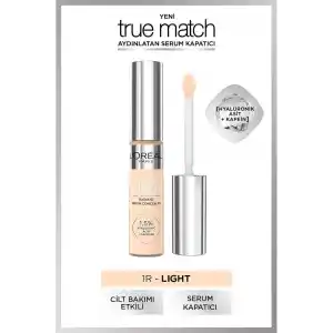 LOreal Paris True Match Aydınlatan Serum Kapatıcı - 1R