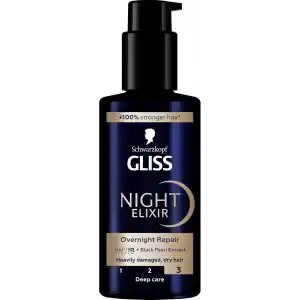 Gliss Night Elixir Onarıcı Gece Bakım Serumu, 100ml