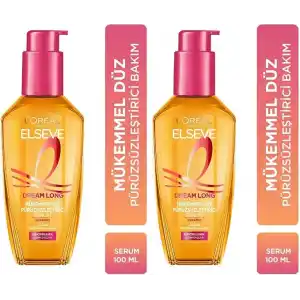 L’Oréal Paris Elseve Mükemmel Düz Pürüzsüzleştirici Serum (100 ml) 2li paket