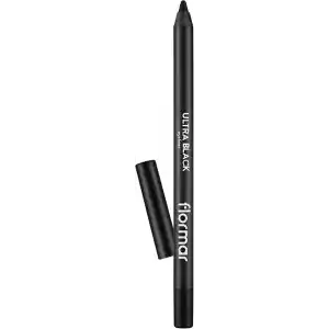 Flormar Yoğun Renk Veren Yumuşak Uçlu Göz Kalemi (SİYAH) - Ultra Eyeliner - 001 Black - 8690604081431