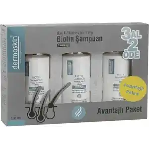 Dermoskin Biotin Şampuan 3 Al 2 Öde Kofre Erkek 1 Paket (1 x 200 ml)
