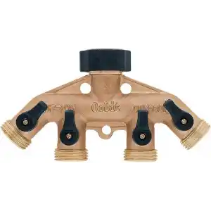 Orbit 62010N Brass Hose Faucet Manifold