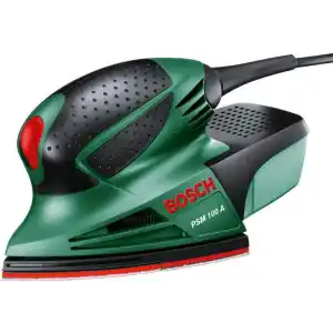 Bosch Home and Garden Bosch Elektrikli Delta Zımpara PSM 100 A (100 Watt, Taşıma Çantasında),Yeşil