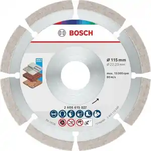 Bosch Professional Eco for Universal Segmanlı Elmas Kesme Diski, Küçük Avuç Taşlama Makineleri için