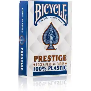 Bicycle Prestige Rider Back %100 Plastik Jumbo Endeks Oyun Kartları
