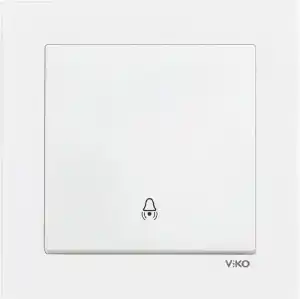 Viko Karre 55 Beyaz Zil Anahtarı C1 Mekanizma