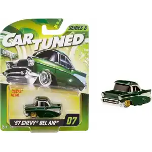 MGA Entertaintment CarTuned S3 1957 Chevy Bel Air - Yeşil Lowrider Araba