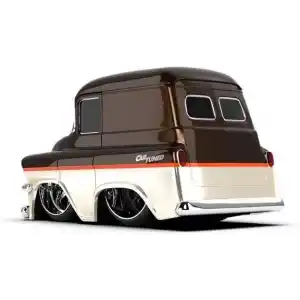 MGA Entertaintment CarTuned S2 1957 GMC Panel Van - Kahverengi Custom Araba