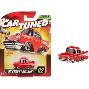 MGA Entertaintment CarTuned S3 1957 Chevy Bel Air - Kırmızı Custom Araba