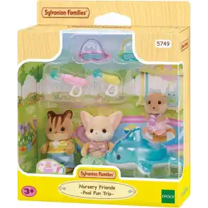Sylvanian Families EPOCH Anaokulu Arkadaşları Havuz Eğlencesi Üçlüsü, Oyuncak