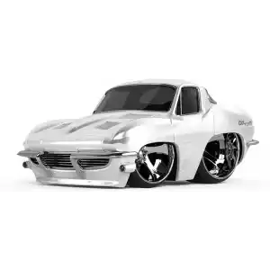 MGA Entertaintment CarTuned S2 1963 Chevy Corvette Stingray - Beyaz Muscle Araba