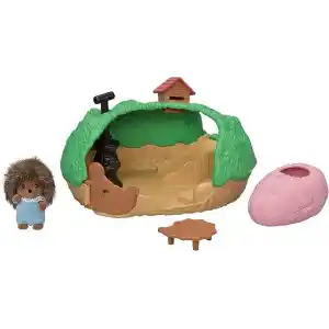 Sylvanian Families Yavru Kirpi Yuvası Renkli 3+
