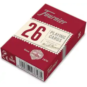 Fournier Bridge Oyun Kartları Nº 26, Standard Endeks, Kırmızı veya Mavi