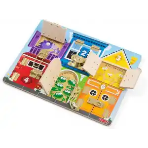 Melissa & Doug - Ahşap Çilingir Tahtası (13785)