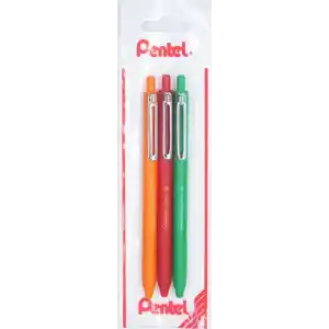 Pentel 0.7 mm Yağ Bazlı Mekanizmalı Roller Kalem - iZEE KIR-YEŞ-TUR
