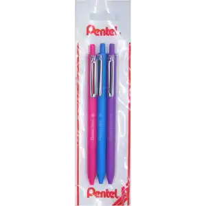 Pentel 0.7 mm Yağ Bazlı Mekanizmalı Roller Kalem - iZEE PEM-MAV-MOR