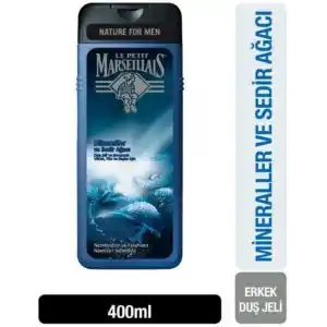 le petit marseillais duş jeli men serisi mineral ve sedir ağacı (400 ml)