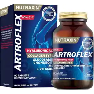 Nutraxin Artroflex HYA-C-II Hyaluronik Asit Glukozamin Kondrotin içeren Takviye Edici Gıda (1 x 90 Tablet)