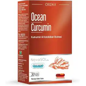 Ocean Curcumin ve Karabiber Ekstresi İçeren 30 Kapsül