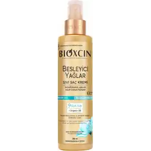 Bioxcin Besleyici Yağlar Sıvı Saç Kremi 200 ml – 9 Çiçek Yağı, Vitamin B5 ve BioComplex B11 ile Kuru ve Yıpranmış Saçlar İçin Yoğun Bakım