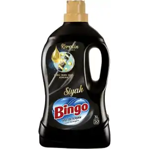 Bingo Siyahlar Keratinli 50 Yıkama Sıvı Çamaşır Deterjanı ( 1 x 3000 mL)