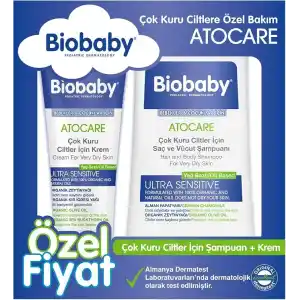 Biobaby Kuru Ve Atopik Ciltler İçin Şampuan Ve Krem