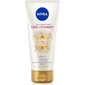 NIVEA Luminous630 Leke ve İz Karşıtı Vücut Bakım Kremi 200ml, Çatlak ve Güneş Lekesi İyileştirici, 48 Saat Nemlendirici
