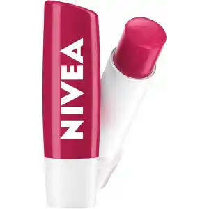 NIVEA Kiraz Dudak Bakım Kremi, 24 Saat Nem, Dudak Bakımı, Kiraz Kokusu, Hafif Kırmızı Işıltı (4,8gr)