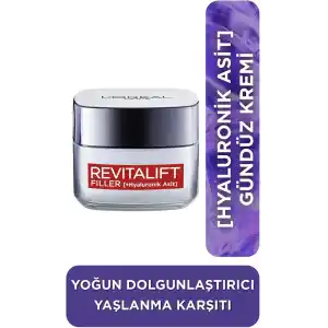 LOreal Paris Revitalift Filler Yoğun Dolgunlaştırıcı Yaşlanma Karşıtı Gündüz Kremi
