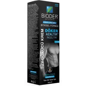 Bioder Erkeklere Özel Tüm Ciltler için Tüy Dökücü Krem 100 ml