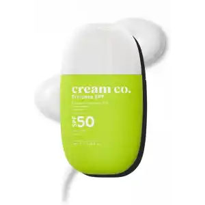Cream Co. SPF50 Güneş Koruyucu Krem, Leke Karşıtı Nemlendirici Aydınlatıcı, 40 ML, Güneş Serumu