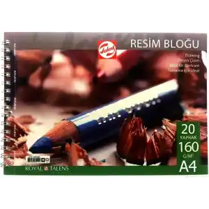 Talens Çizim Bloğu 160 Gr - A4 - 20 Yaprak Spiralli