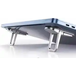 2li Paket Ayarlanabilir Laptop Standı - 2 Kademeli Ergonomik Yükseltici, Katlanabilir Taşınabilir Notebook Tutucu, Kaymaz Silikon Pedli Hafif Dizüstü Bilgisayar Standı