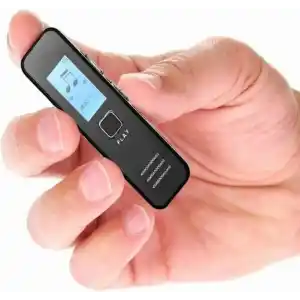 32 GB Dijital Ekranlı Ses Kaydedici Kulaklıklı Mini Ses Kayıt Cihazı