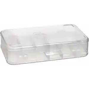 Şeffaf Plastik Bölmeli Çift Taraflı Hobi Dikiş Iğne Kutusu Düzenleyici Arduino Balıkçı Malzeme Saklama Organizer (1)