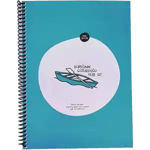 Keskin Color Hisli Şeyler 18,5x25 Spiralli Çizgili Defter Küreğinin Götürdüğü Yere Git