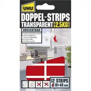 UHU DOUBLEfix ŞEFFAF GÜÇLÜ MONTAJ ŞERİDİ