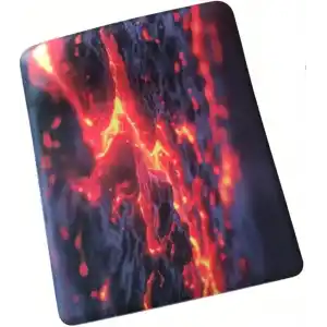 usin Bileklikli Desenli Bilek Destekli Kaymaz Taban Bilgisayar Notebook Mouse Pad (Magma)